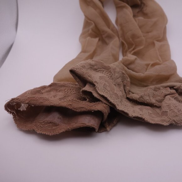 Cameo Leg Looks fashion sandalfoot Linen 100% Nylon Average Panty Hose - Picture 5 of 16